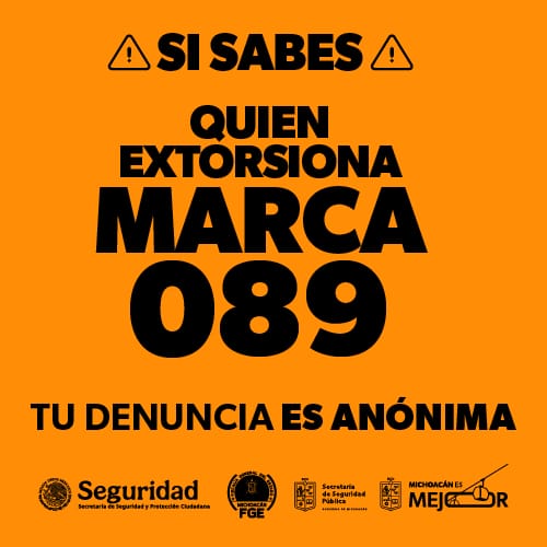 089 Contra la Extorsión