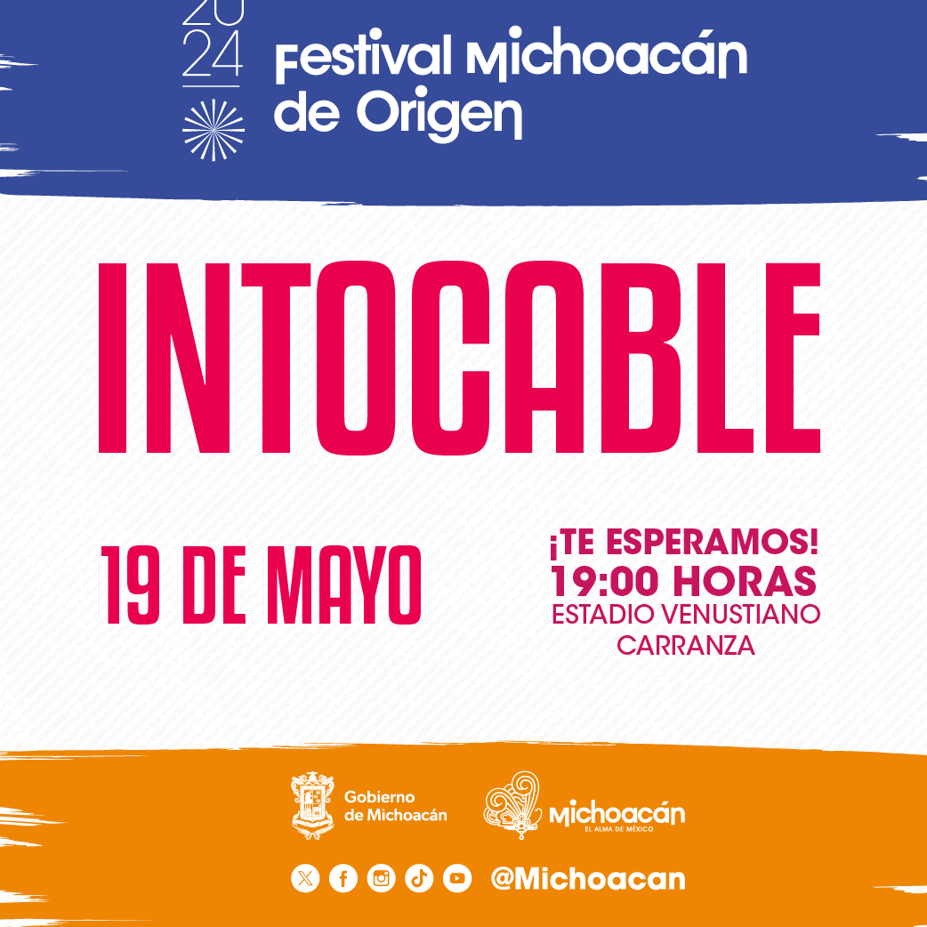 Intocable en el Festival Michoacán de Origen 