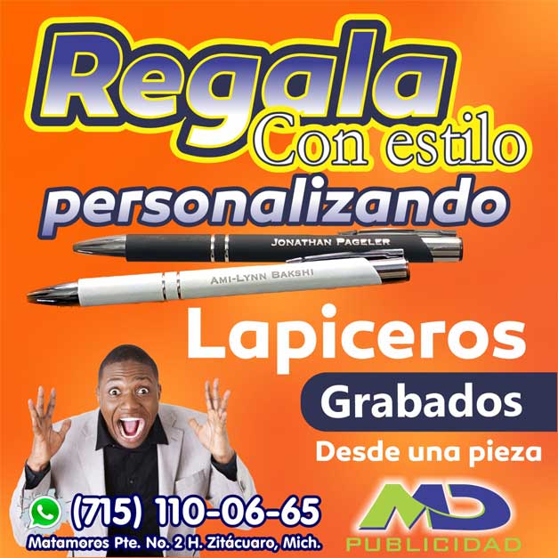 Lapiceros Grabados – MD Publicidad Zitácuaro