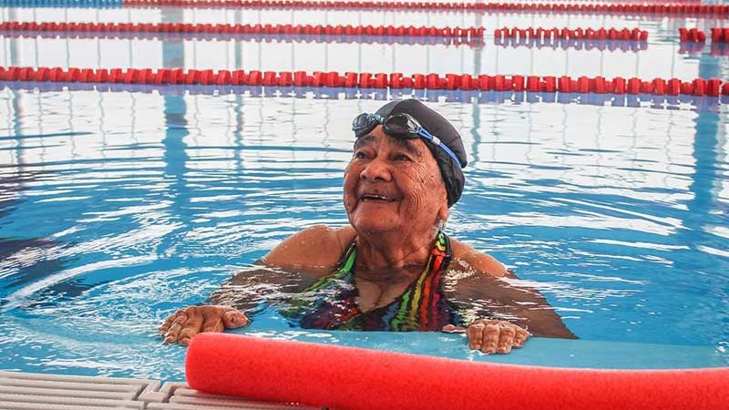 Lupita Moreno, nadadora